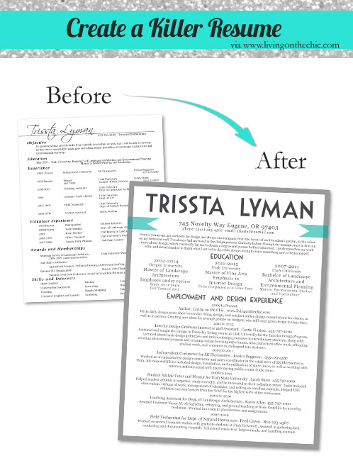 Tips on making a great resume